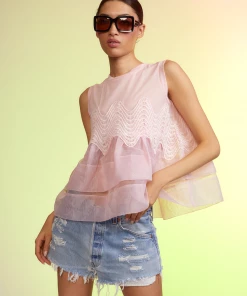 Cynthia Rowley Sales Shop 13 Cynthia Rowley Amelia Organza Top