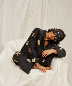 Cynthia Rowley Zodiac Silk Eye Mask