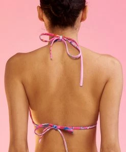 Cynthia Rowley Coral String Bikini Top Surf & Swim 6 Cynthia Rowley Coral String Bikini Top Surf & Swim