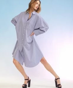 Cynthia Rowley Oversized Shirt Dress Dresses