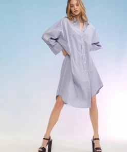 Cynthia Rowley Oversized Shirt Dress Dresses