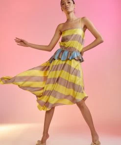 Cynthia Rowley Mila Silk Asymmetrical Dress