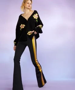 Cynthia Rowley Bonded Fit And Flare Pant