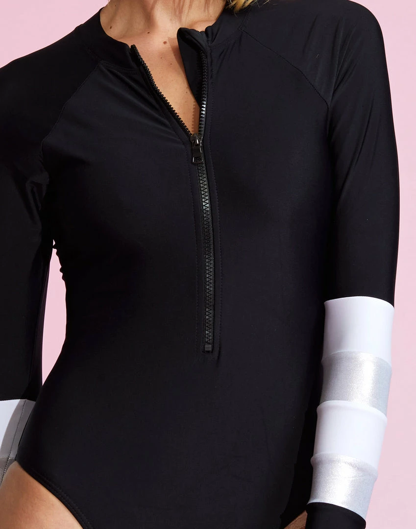 Cynthia Rowley Metallic Striped Surfsuit 6 Cynthia Rowley Metallic Striped Surfsuit