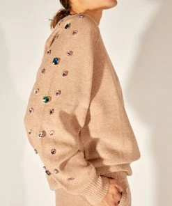 Cynthia Rowley Tops Aspen Rhinestone Sweater 5 Cynthia Rowley Tops Aspen Rhinestone Sweater