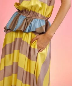 Cynthia Rowley Mila Silk Asymmetrical Dress