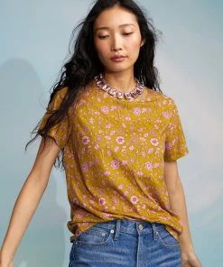 Cynthia Rowley Rylan Printed Tee