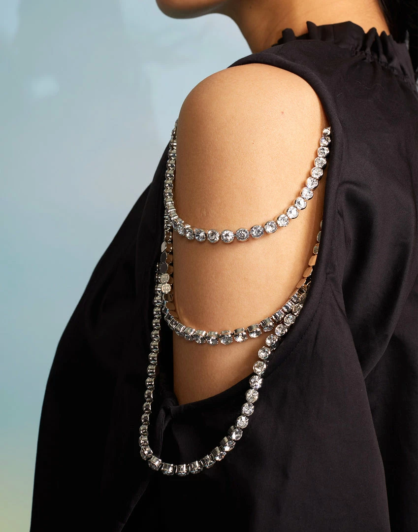 Cynthia Rowley Cold Shoulder Cotton Blouse Tops 6 Cynthia Rowley Cold Shoulder Cotton Blouse Tops