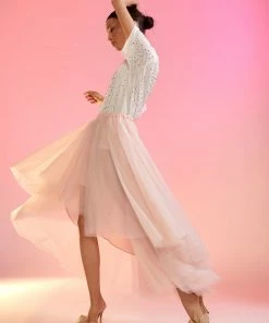 Cynthia Rowley High Low Tulle Skirt 9 Cynthia Rowley High Low Tulle Skirt