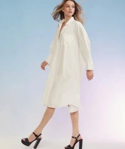Cynthia Rowley Oversized Shirt Dress