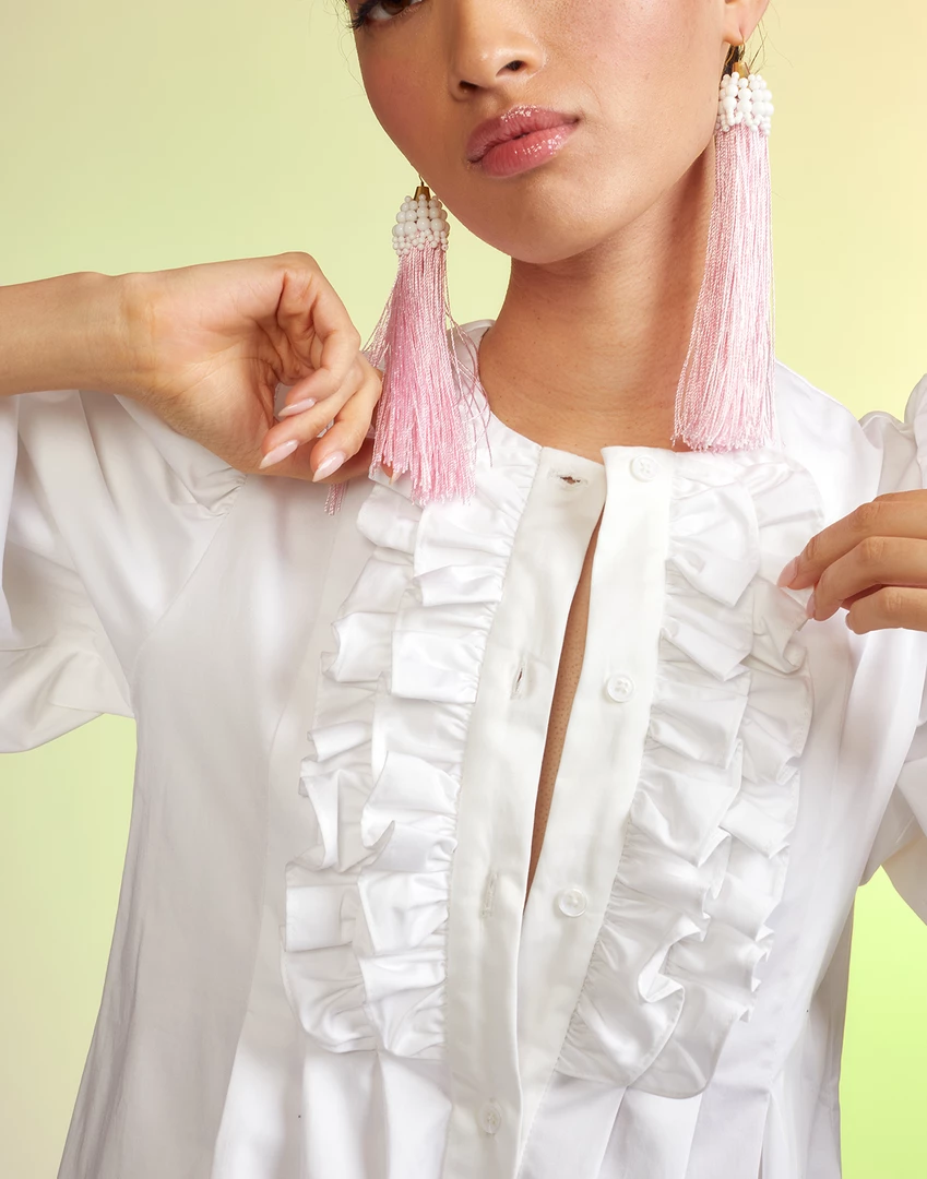 Cynthia Rowley Kira Cotton Pintuck Dress 4 Cynthia Rowley Kira Cotton Pintuck Dress